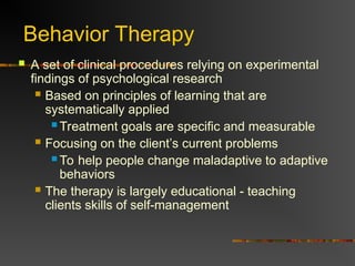 Behavioral and CBT PowerPoint presentation | PPT