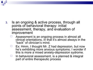 Behavioral assessment | PPT