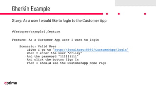 Gherkin Format Example Behavioral Driven Development | PDF