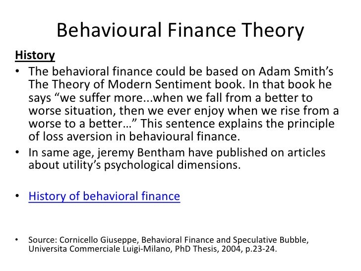 behavioral finance term papers