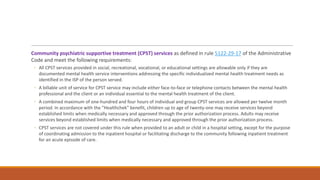 Behavioral Health Orientation | PPTX