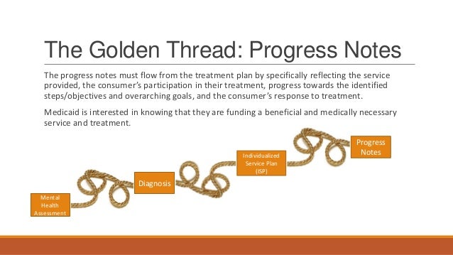 mental health progress notes