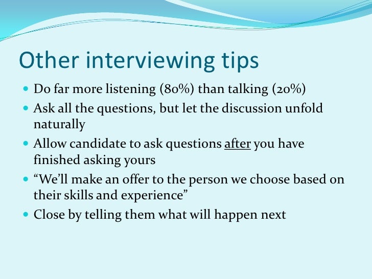 behavioral interview tips