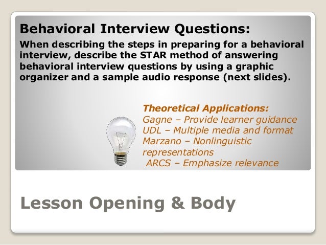 preparing for a behavioral interview