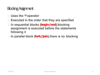 behavioralmodeling and Timing Control - P04.pptx