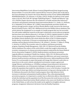 behavioral risk factors from the Healthy Population.docx