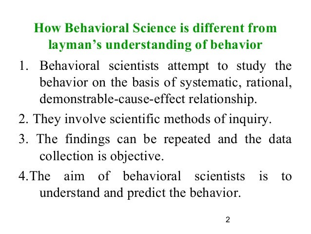 Behavioral science