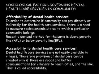 Behavioral sciences in public health dentistry | PPTX