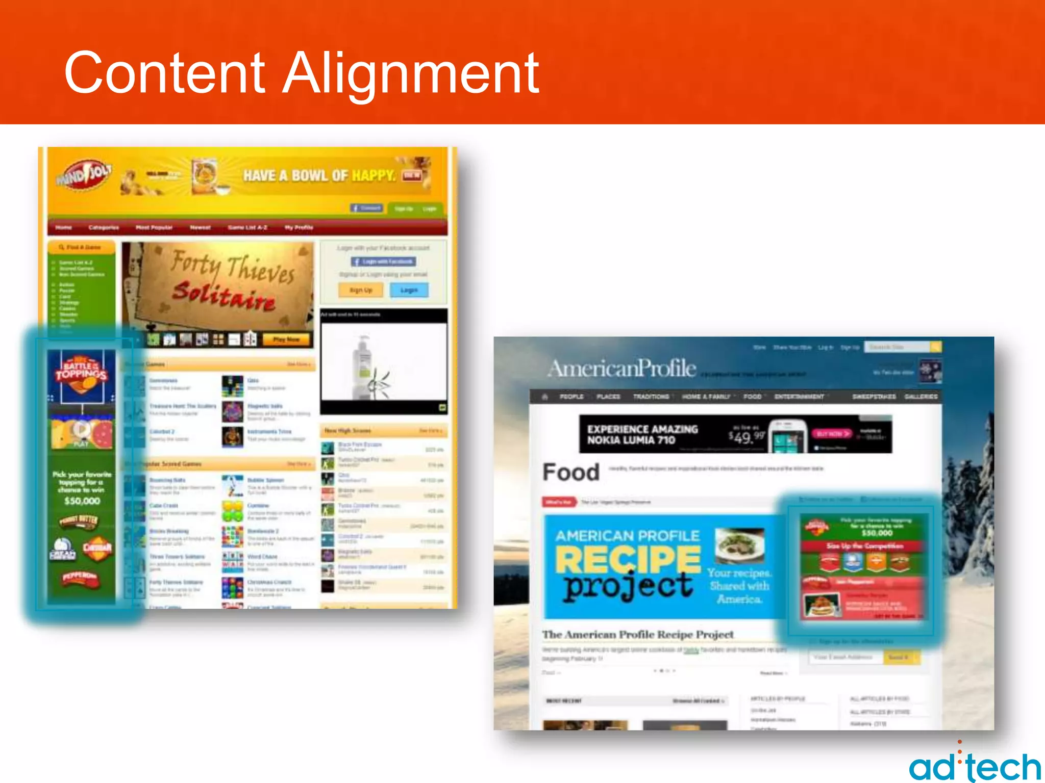 Content Alignment
 