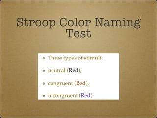 Behavioral tests | KEY