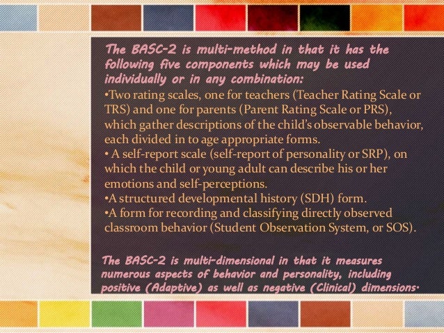 behavior assessment system for children basc basc 2