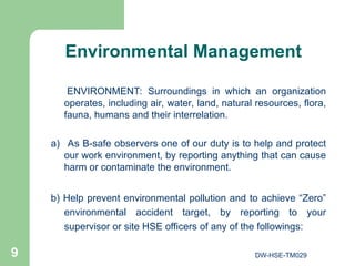 Comprehensive Behavior Based Safety (B-Safe) Program for Workplace ...