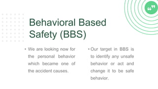 Behavior Based Safety training about safety.pdf