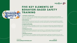 Behavior Based Safety Training by Safety Circle India | PDF