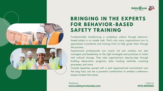 Behavior Based Safety Training by Safety Circle India | PDF