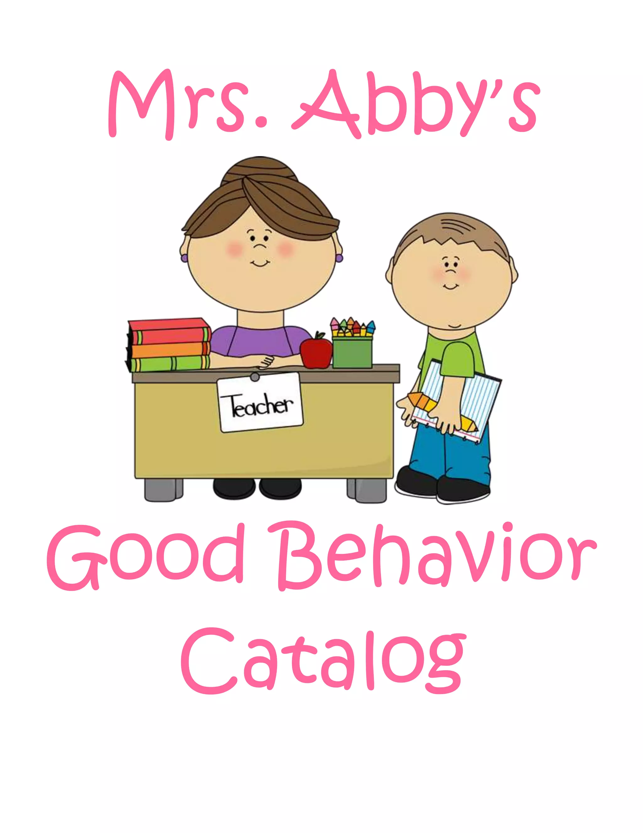 Preschool Behavior Catalog PDF