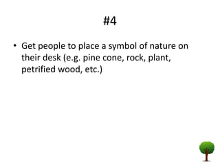 Connecting People to Nature - Top 10 Examples | PPTX