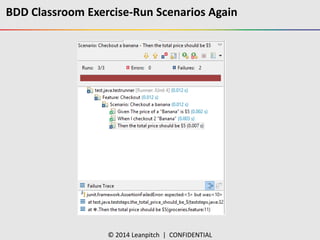 Behavior driven development - cucumber, Junit and java | PPTX