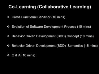 Behavior Driven Development (BDD) | PDF