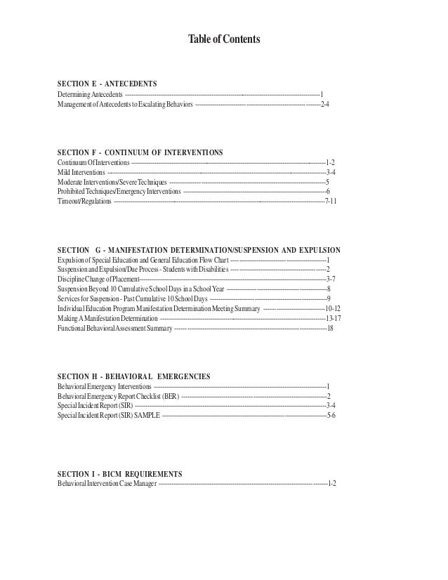 special incident report