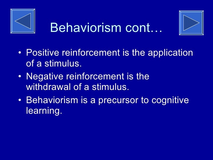 behaviorism theory His connection with american behavioral psychology was initially made by watson behaviorism (john b watson - 1913) his theory of habit formation—is illustrated in the following example generalized from his observations of several children in similar situations. behaviorism theory His connection with american behavioral psychology was initially made by watson behaviorism (john b watson - 1913) his theory of habit formation—is illustrated in the following example generalized from his observations of several children in similar situations.