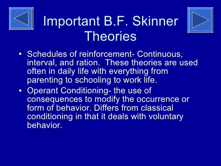 behaviorism theory