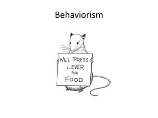 Behaviorism 