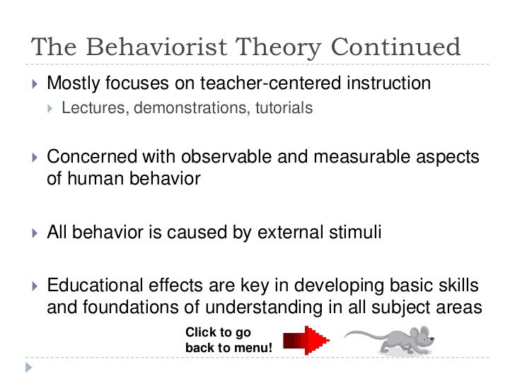 Behaviorism