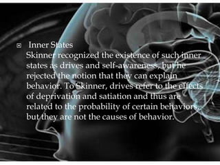 Focus Inner State Behavior behaviorism adler skinner observable behavior scientific inquiry ...