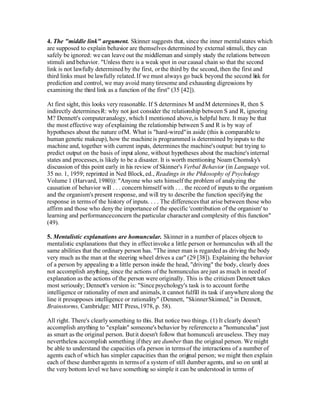 Behaviorism And Mentalism | DOC