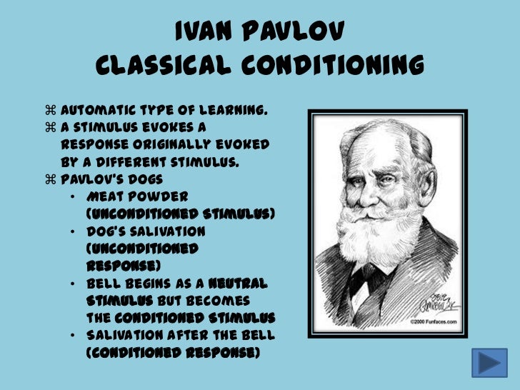 classical conditioning pavlov