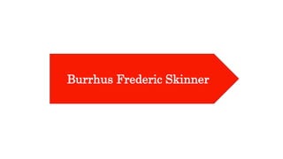 Burrhus Frederic Skinner
 