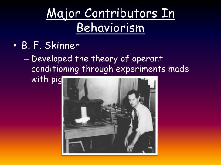 behaviorism learning theory behaviorism theory