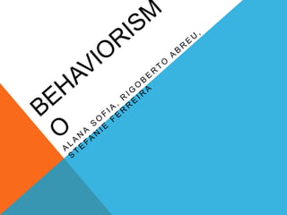 Behaviorismo