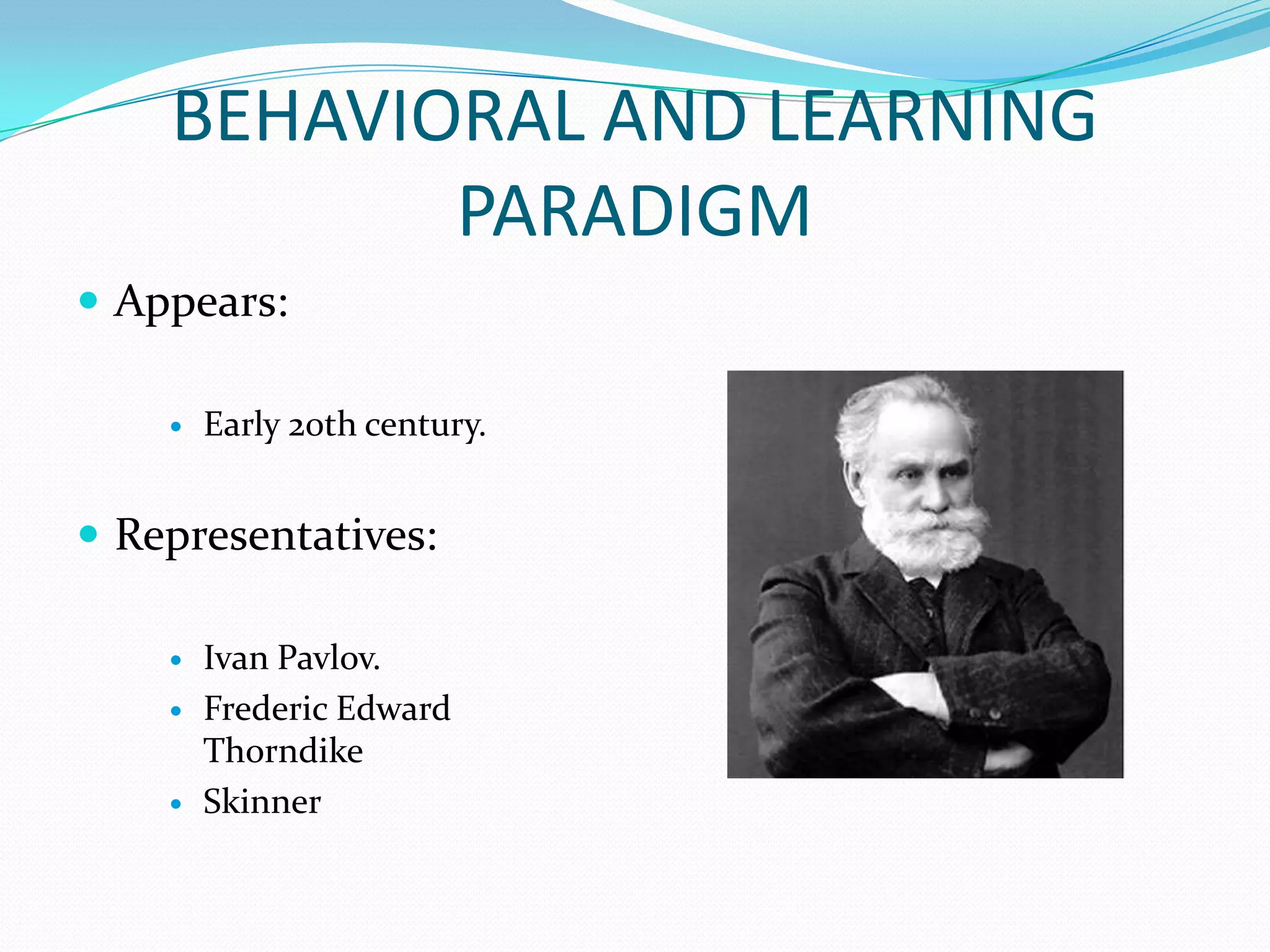 Behaviorist Paradigm | PPT