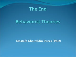 Mostafa Khaireldin Ewees (PhD) 