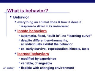 Behavior lecture 2013 | PPT