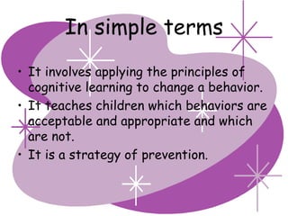 Behavior Modification And Special Children Ppt