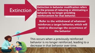 THE BEHAVIOUR MODIFICATION APPROACH The psychodynamic approaches | PPTX