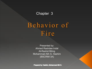 Chapter 3
Presented by:
Ahmed Rashdee Indal
Al-Rashid Biting
Mohammad Alih S. Hashim
(BSCRIM 3A)
 