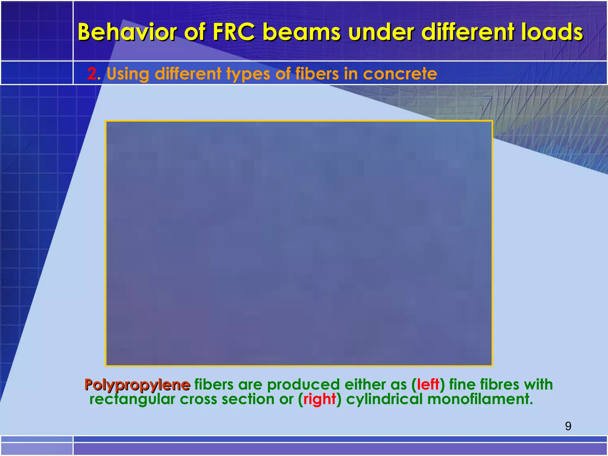 Behavior of frc under static & impact loads | PPT | Physics | Science