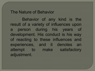 Behavior problems | PPTX