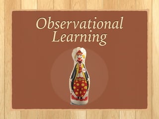 Observational
Learning!
!
!
!
 