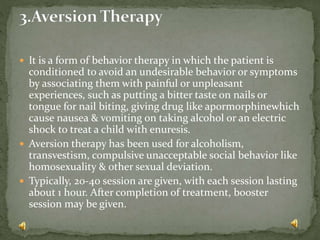 Behavior therapy | PPTX