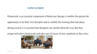 A Comprehensive Behavior Therapy presentation | PPTX