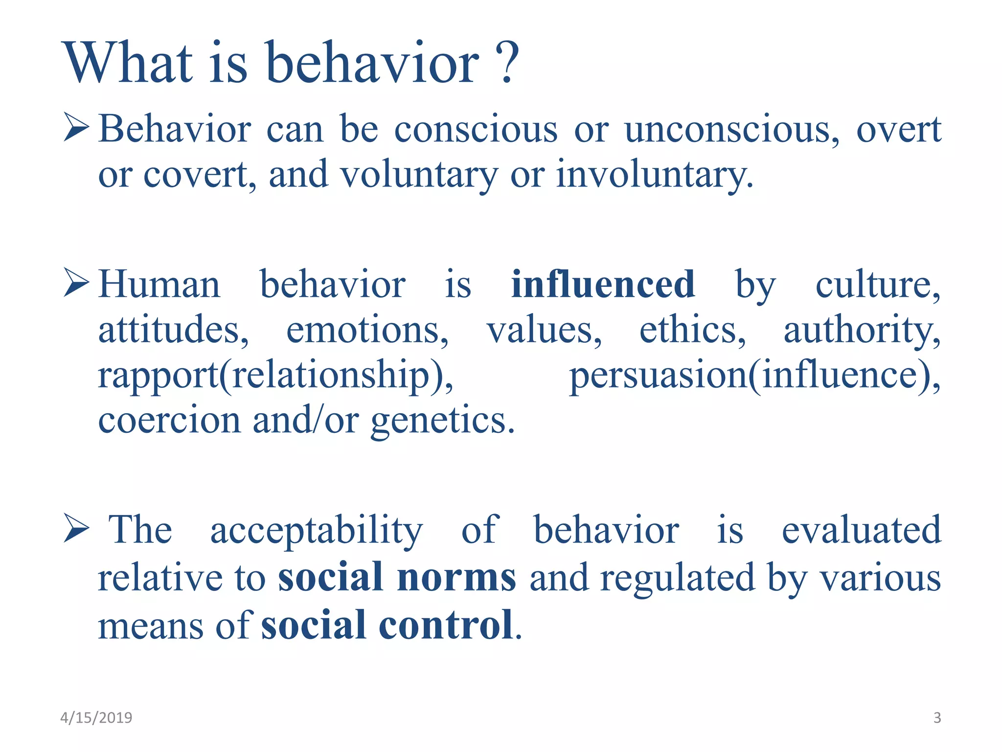 health and behavior | PPTX