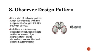 Their Behavior Patterns Behavioural design pattern | PPTX