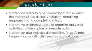 Behavioural disorders in children | PDF