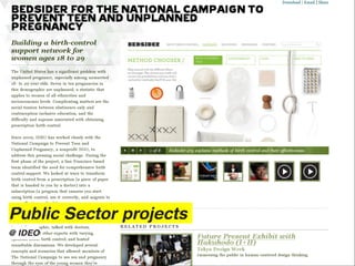 Public Sector projects
@ IDEO
 