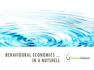BEHAVIOURAL ECONOMICS ...
IN A NUTSHELL
 